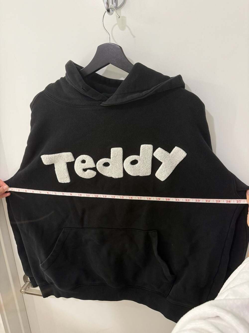 Slowacid X Teddy Island Black Teddy Boucl Hoodie Sz L - Gem